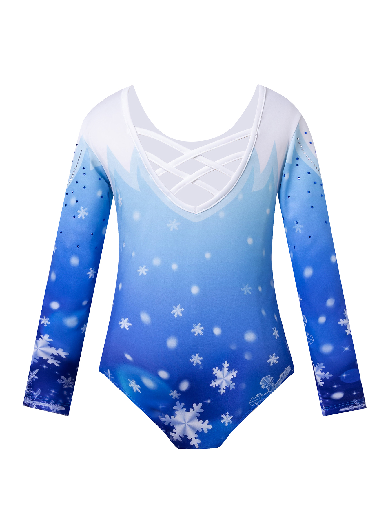 Gradient Color Snowflake Print - Crossfit Event ulasan dan harga