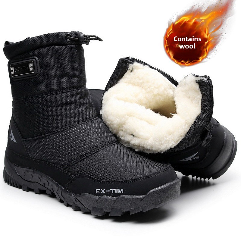 Winter Men's Snow Boots Outdoo - Crossfit Outdoor ulasan dan harga