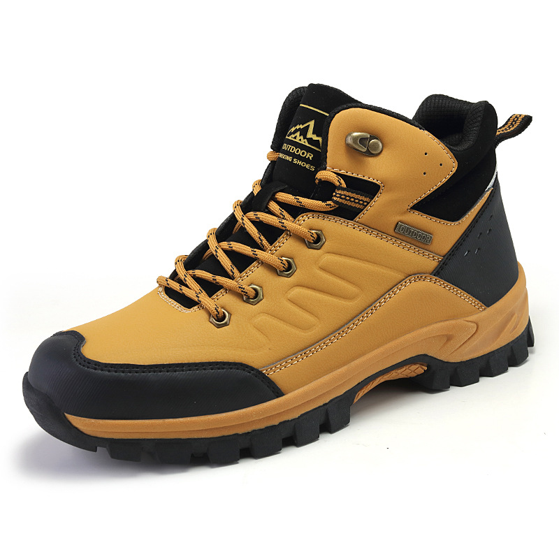 Men Boots Fur Warm Snow Boots  - Crossfit Outdoor ulasan dan harga
