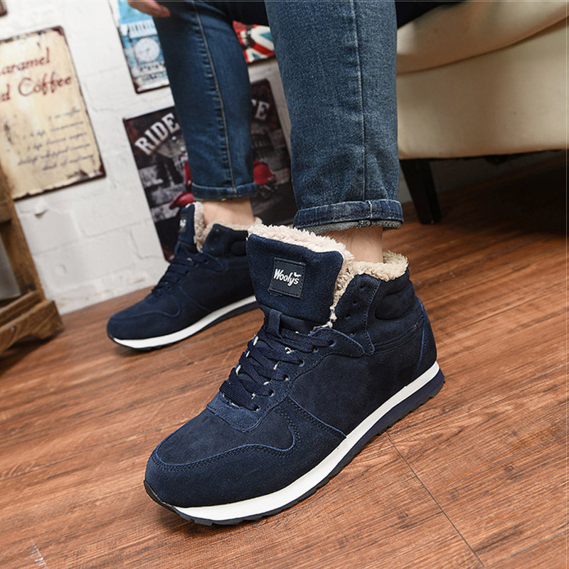 New Men's Winter Snow Boots Ke - Crossfit Outdoor ulasan dan harga