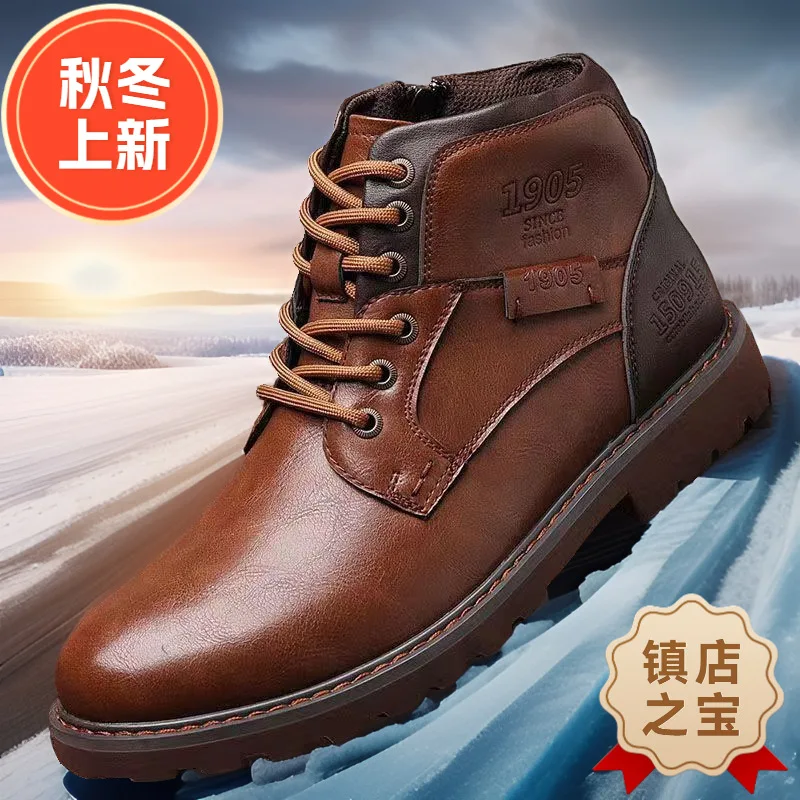 Handmade Men Boots Autumn Wint - Crossfit Outdoor ulasan dan harga