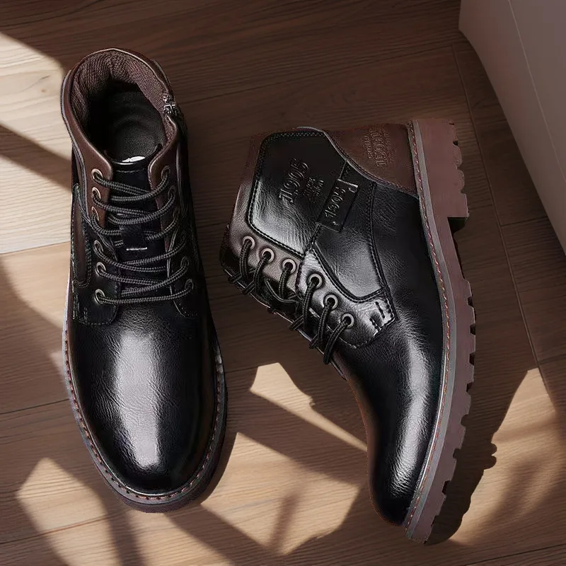 Handmade Men Boots Autumn Wint - Crossfit Outdoor ulasan dan harga