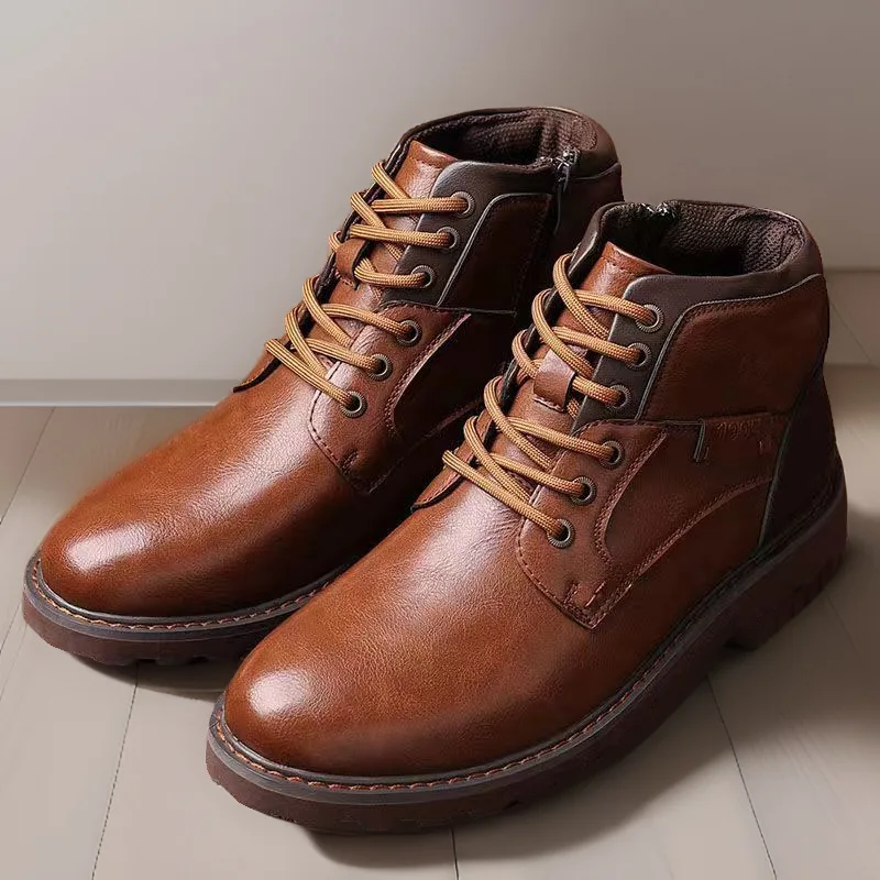 Handmade Men Boots Autumn Wint - Crossfit Outdoor ulasan dan harga